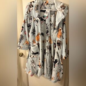 Vera Bradley Dog Print Robe - Multicolor